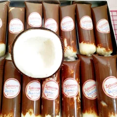 Geladinho de Prestígio com Chocolate