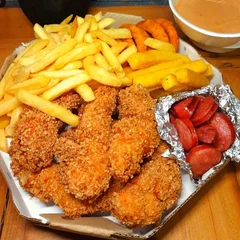 Frango frito Pra dividir 2 pessoas