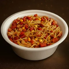 Macarão na Chapa com Pernil 600grs.