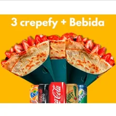 Combo: 3 Crepes + Coca Cola 310ml