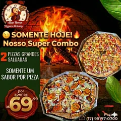 2 pizzas grande 35 cm (Pizzas inteiras )