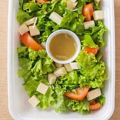 Salada de Folhas com Tomate