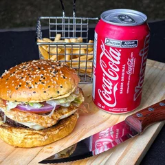 Hmm Egg + Fritas 100g + Coca Cola 350 ml