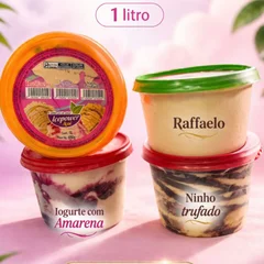 Pote de sorvete 1 Litro 