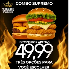 Combo - 1 Supremo Chicken + 1 Burguer Súdito (Leve uma Batata Frita por R$3,00) (cópia)