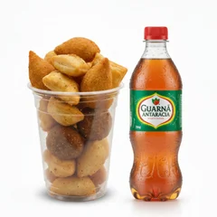 Copo 700ml - Mini Salgados + Refrigerante GRÁTIS