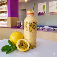 Milk shake de Maracujá na garrafa