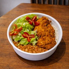 Frango Empanado C/Salada