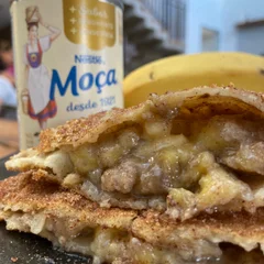 Banana com Nutella