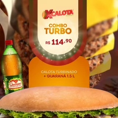 Calota turbinado + Guaraná 1,5L 