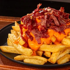 Batata Mania (Cheddar e bacon)