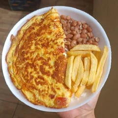 OMELETE ESPECIAL BROCOLIS COM QUEIJO (OPÇÃO VEGETARIANA)