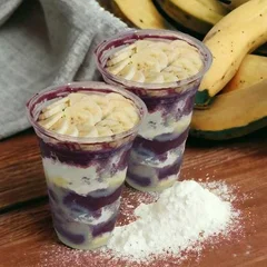 2 Açaís 500ml Com Leite condensado, Leite em pó e Banana