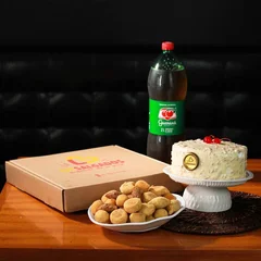 Kit Festa P - Bolo: Prestigio Crocrante (Massa De Chocolate)