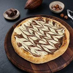 Pizza doce - Média