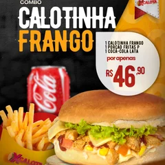 Combo Calotinha Frango + Fritas P Tradicional + Coca Cola Lata