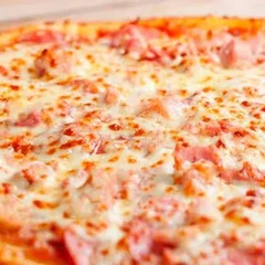 Pizza Grande Presunto e Muçarela 35 cm 8 pedaços