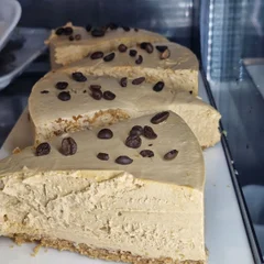 Torta Mousse de Cappuccino - Fatia