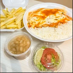 PARMEGIANA DE CARNE (PARMEGIANA ENVIADO EM RECIPIENTE SEPARADO)