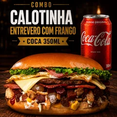 Calotinha entrevero com frango + Coca-Cola 350Ml