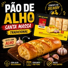PÃO DE ALHO SANTA MASSA 400g
