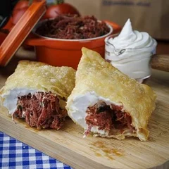 Carne seca com Catupiry 