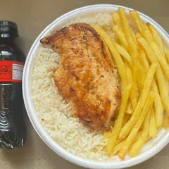 Frango Grelhado & Fritas + Coca Zero Pet + R$ 18,99 leve outra marmitex