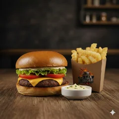 Combo Salada com Fritas