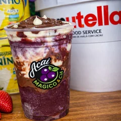 AÇAÍ TRUFADO NINHOTELLA - "AÇAÍ, CREME DE NINHO ARTESANAL, NUTELLA E LEITE EM PÓ"