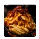 Batata 400 gramas com cheddar e bacon
