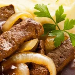 Marmitex Figado acebolado (P)