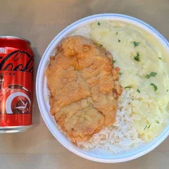 Frango Empanado & Purê + lata Coca Zero + R$ 14,99 leve outra marmitex