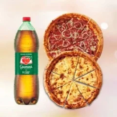 2 pizzas premiun+ coca2l