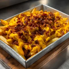 Batata com Cheddar e Bacon