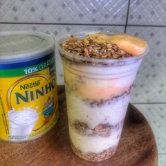 Cupuaçu no copo de 500 ml com 4 adicionais grátis