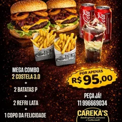COMBO DA FELICIADADE 2 - Lanche + sobremesa + 2 refri