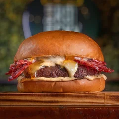 Burguer - Hard Rock - Bacon com Geleia de Pimenta