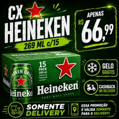 CX HEINEKEN 269 ML   15 UNIDADES 