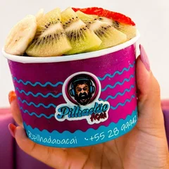 Açai 360 Ml: Farofa De Paçoca, Leite Em Pó, Banana, Morango, Leite Condensado